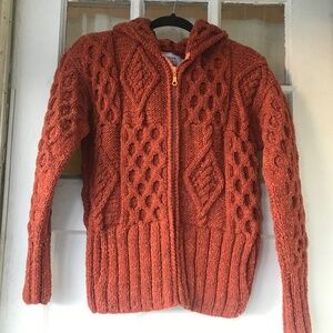 Vintage The Better Sweater  Zip Up Cardigan Made in USA Wool and Cotton blend